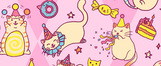The Mushroom Babes x Run & Fly - Party Cats!