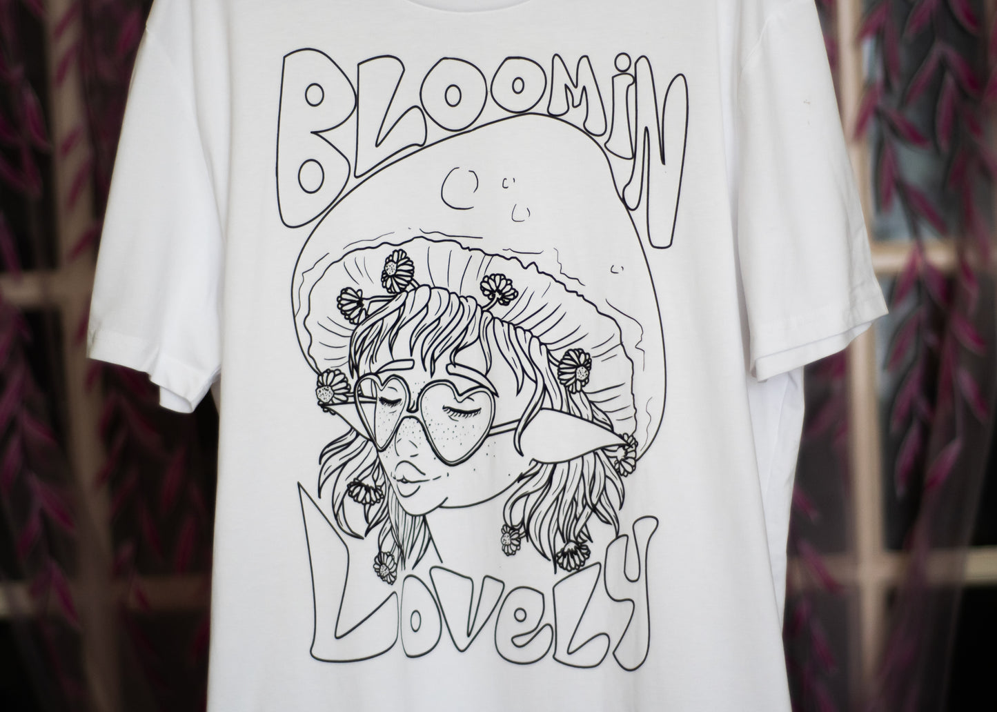 Bloomin' Lovely B&W T-Shirt