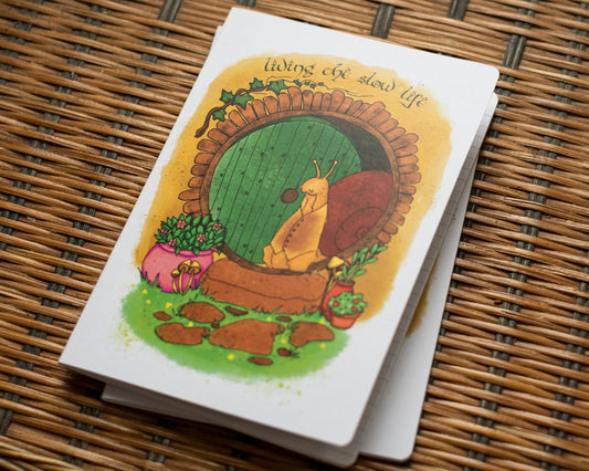 Folklore Snail Lined Notebook